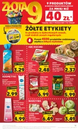 Gazetka promocyjna Kaufland - Gazetka tygodnia - Gazetka - ważna od 05.07 do 05.07.2023 - strona 13 - produkty: Ketchup, Warzywa, Ser, Ogórki konserwowe, Płyn micelarny, Hamburger, Pasztet, Duda, Tonik, Burger, Tonik do twarzy, Płatki kosmetyczne, Chleb tostowy, Pudliszki, Chleb, Boczniak, Fa