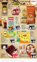 Gazetka promocyjna Kaufland - Gazetka tygodnia - Gazetka - ważna od 05.07 do 05.07.2023 - strona 39 - produkty: Kawa rozpuszczalna, Inka, Kawa zbożowa, Cukier, Kawa ziarnista, Dallmayr, Kawa, Bułeczki, Velvet, Lipton, Jacobs Velvet, Jacobs, Herbata