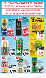 Gazetka promocyjna Kaufland - Gazetka tygodnia - Gazetka - ważna od 05.07 do 05.07.2023 - strona 43 - produkty: Piwa, Piwo, Gra, Heineken, Tyskie, Desperados, Leon, Piwo jasne