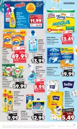 Gazetka promocyjna Kaufland - Gazetka tygodnia - Gazetka - ważna od 05.07 do 05.07.2023 - strona 45 - produkty: Gra, Papier, Finish, Rama, Bell, Tablet, Proszek do prania, Papier toaletowy, Vizir, Odtłuszczacz, Płyn do płukania, Always, Podpaski, Foxy, Fairy, Bella, Zmywarki, Sidolux, Pronto, Wkładki, Tabletki do zmywarki, Lenor, Always Ultra, Fa