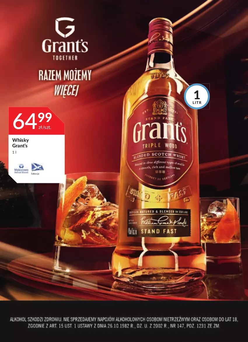 Gazetka promocyjna Stokrotka - Katalog Urodzinowy - ważna 15.09 do 28.09.2022 - strona 8 - produkty: Gra, Koc, Whisky