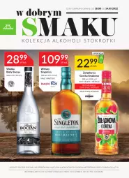 Gazetka promocyjna Stokrotka - Katalog Urodzinowy - Gazetka - ważna od 28.09 do 28.09.2022 - strona 1 - produkty: Biały Bocian, Koc, Wódka, Whisky