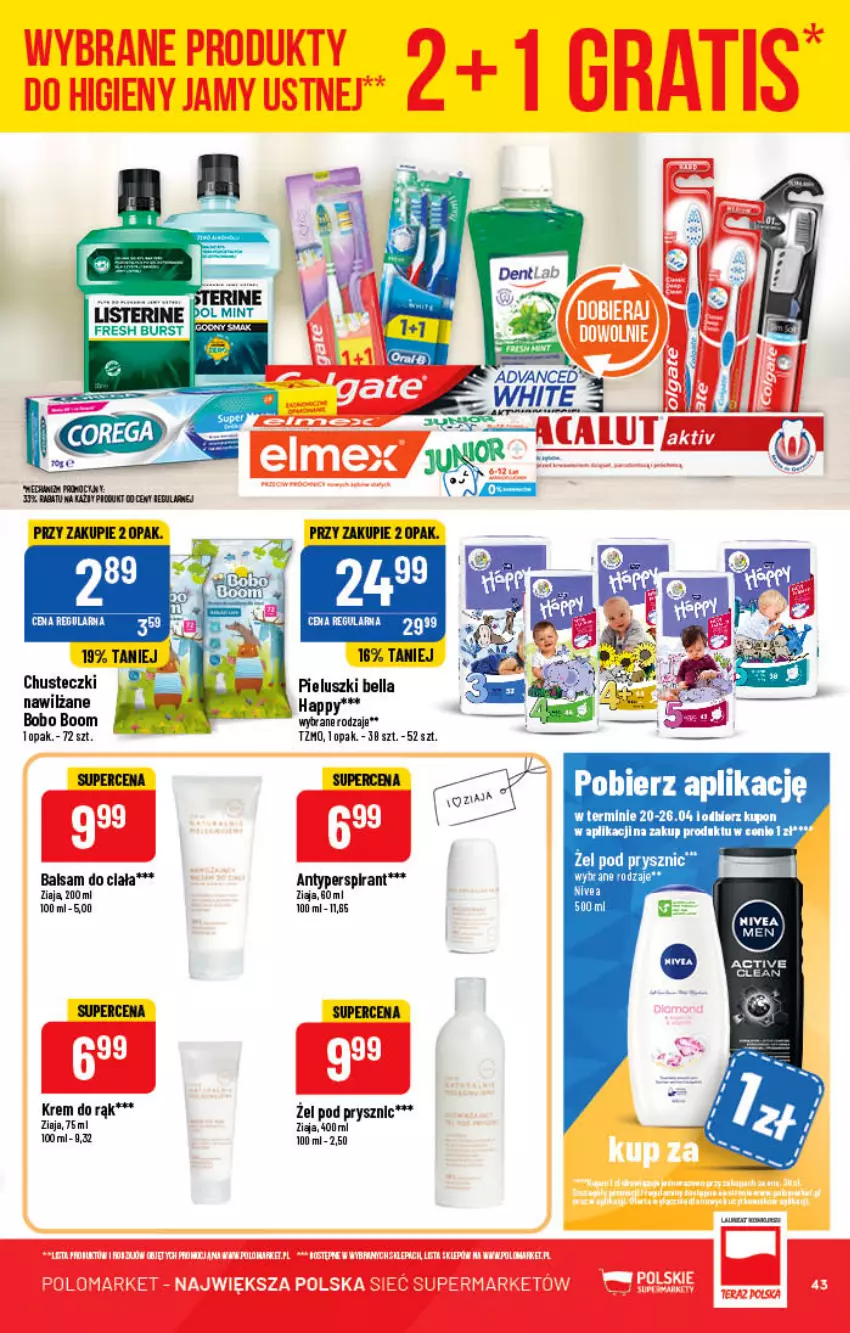 Gazetka promocyjna PoloMarket - Gazetka pomocyjna - ważna 20.04 do 26.04.2022 - strona 43 - produkty: Antyperspirant, Bell, Bella, Chusteczki, Koc, Krem do rąk