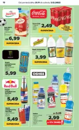 Gazetka promocyjna Netto - Oferta na Mundial - Gazetka - ważna od 03.12 do 03.12.2022 - strona 12 - produkty: Sok, Gin, Napój energetyczny, Red Bull, Coca-Cola, Schweppes, Oshee, Napój, Hortex
