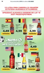 Gazetka promocyjna Netto - Oferta na Mundial - Gazetka - ważna od 03.12 do 03.12.2022 - strona 16 - produkty: Piwa, Piwo, Gra, Skaner, Corona Extra