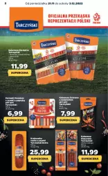 Gazetka promocyjna Netto - Oferta na Mundial - Gazetka - ważna od 03.12 do 03.12.2022 - strona 2 - produkty: Parówki, Tarczyński, Kabanos