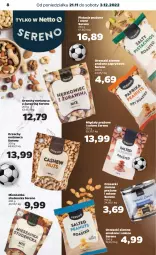 Gazetka promocyjna Netto - Oferta na Mundial - Gazetka - ważna od 03.12 do 03.12.2022 - strona 8 - produkty: Pistacje, Ser, Orzeszki, Migdały, Mieszanka studencka, Orzeszki ziemne