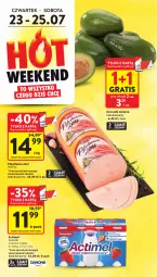 Gazetka promocyjna Intermarche - Gazetka promocyjna - Gazetka - ważna od 29.07 do 29.07.2026 - strona 2 - produkty: Polędwica, Gra, Danone, Pekpol, Actimel, Avocado