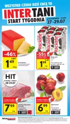 Gazetka promocyjna Intermarche - Gazetka promocyjna - Gazetka - ważna od 29.07 do 29.07.2026 - strona 40 - produkty: Ser, Nektarynka, Edam, Nektar, Mleko