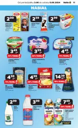 Gazetka promocyjna Netto - Od Poniedziałku - Gazetka - ważna od 08.06 do 08.06.2024 - strona 11 - produkty: Mozzarella, Ser, Gra, BIC, Danone, Twaróg, Królewski, Piątnica, Jogurt, Président, Napój roślinny, Twaróg delikatny, Mlekovita, Robico, Rolmlecz, Tera, Serek homogenizowany, Serek, Aksam, Twój Smak, Alpro, Napój, Kefir, Kinder, Kokos, Mleko