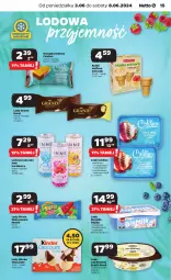 Gazetka promocyjna Netto - Od Poniedziałku - Gazetka - ważna od 08.06 do 08.06.2024 - strona 15 - produkty: Gra, Big Milk, Produkty mrożone, Lody, Czekolada, Algida, Melon, Nestlé, Kinder, LG