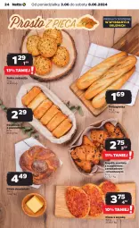 Gazetka promocyjna Netto - Od Poniedziałku - Gazetka - ważna od 08.06 do 08.06.2024 - strona 24 - produkty: Piec, Pasztecik z pieczarkami, Bagietka, Pizza, Pieczarka, Rogal, Półbagietka, Chleb, Bułka