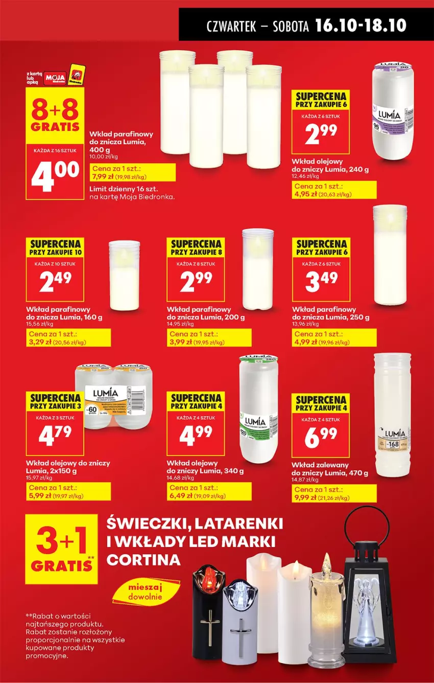 Gazetka promocyjna Biedronka - Od Czwartku - ważna 16.10 do 22.10.2025 - strona 19 - produkty: Fa, Olej, Por, Wkład olejowy, Znicz