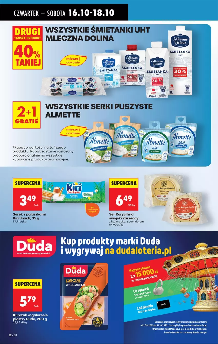 Gazetka promocyjna Biedronka - Od Czwartku - ważna 16.10 do 22.10.2025 - strona 36 - produkty: Almette, Duda, Fa, JBL, Por, Ser, Serek