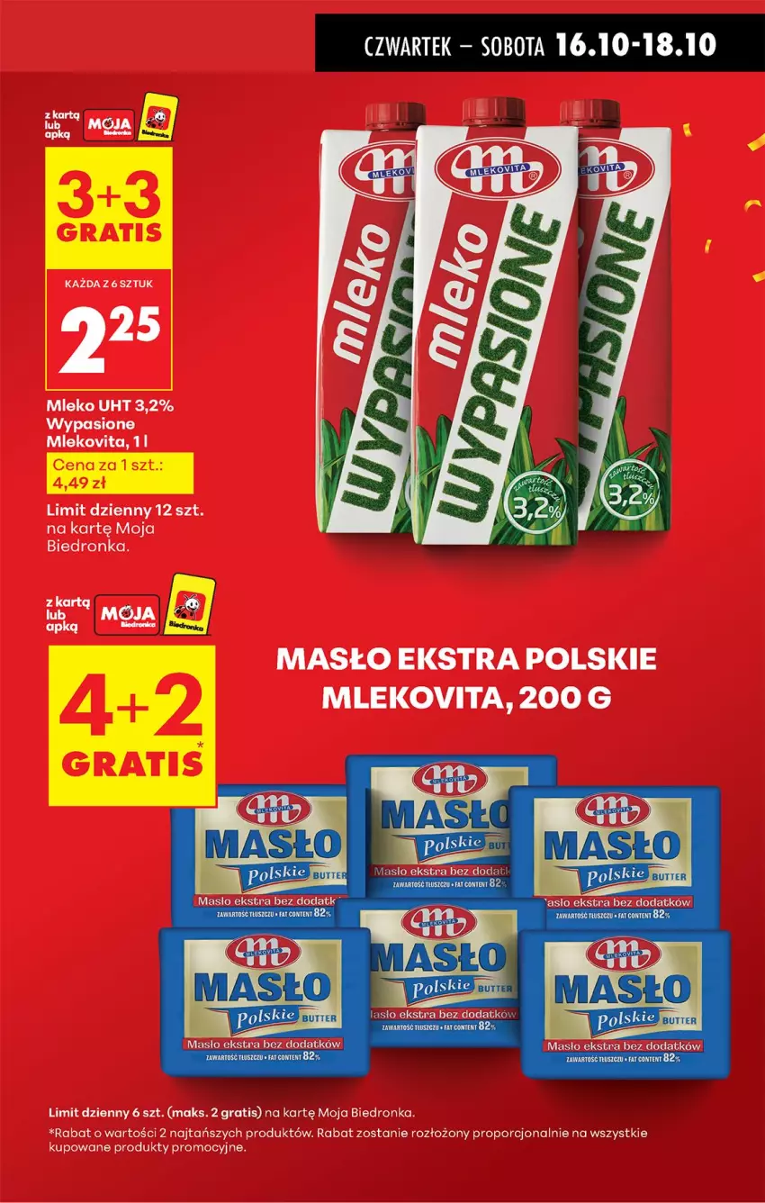 Gazetka promocyjna Biedronka - Od Czwartku - ważna 16.10 do 22.10.2025 - strona 5 - produkty: Gra, Masło, Mleko, Mlekovita, Por