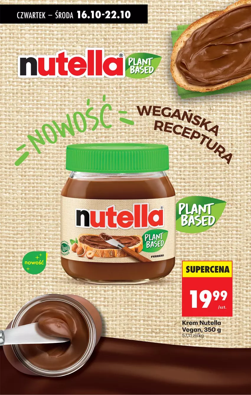 Gazetka promocyjna Biedronka - Od Czwartku - ważna 16.10 do 22.10.2025 - strona 60 - produkty: Nutella