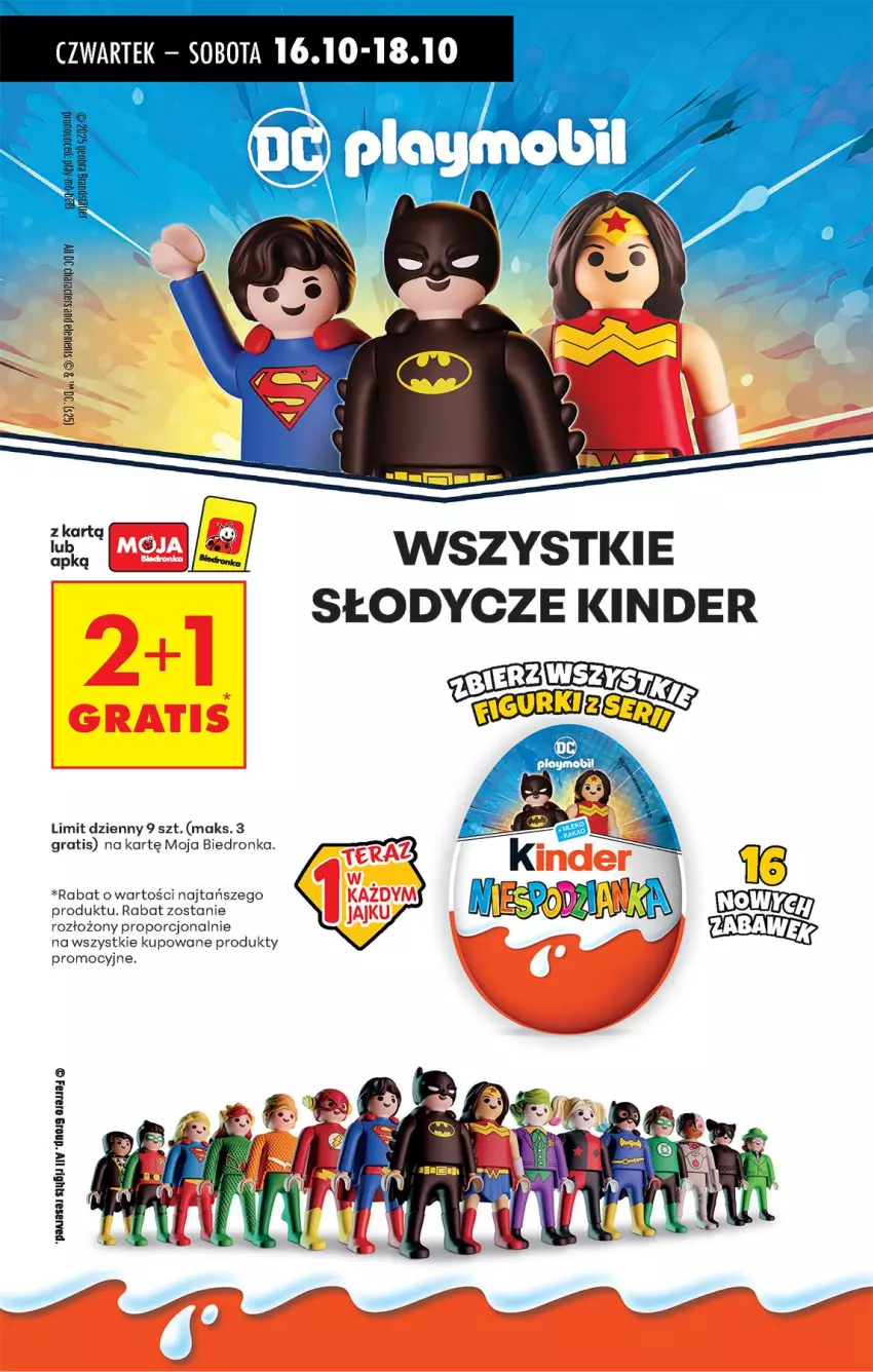 Gazetka promocyjna Biedronka - Od Czwartku - ważna 16.10 do 22.10.2025 - strona 61 - produkty: Fa, Gra, Kinder, Por