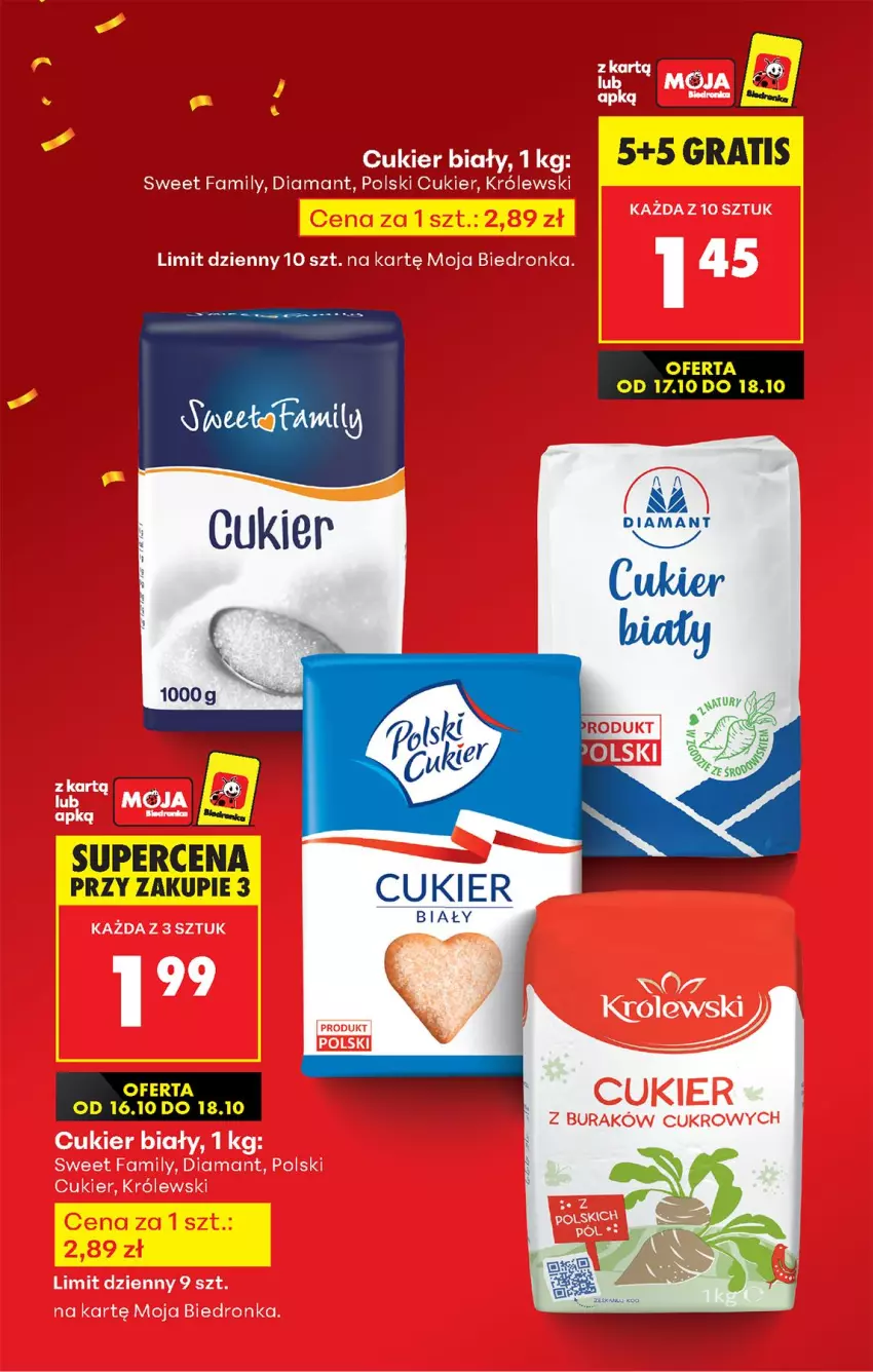 Gazetka promocyjna Biedronka - Od Czwartku - ważna 16.10 do 22.10.2025 - strona 8 - produkty: Cukier, Diamant, Fa, Ser