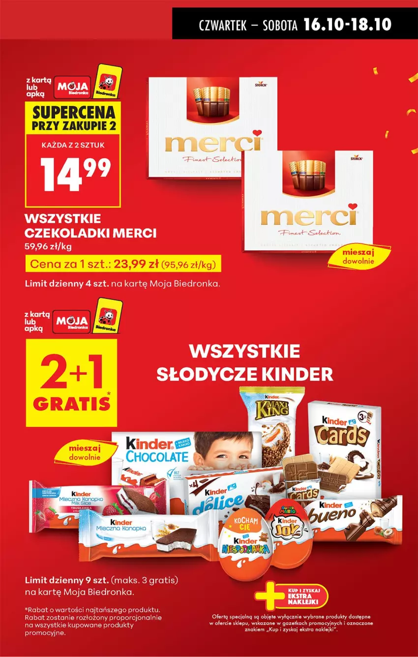 Gazetka promocyjna Biedronka - Od Czwartku - ważna 16.10 do 22.10.2025 - strona 9 - produkty: Merci