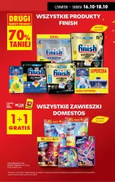 Gazetka promocyjna Biedronka - Od Czwartku - Gazetka - ważna od 22.10 do 22.10.2025 - strona 15 - produkty: Domestos, Por, Gra, Finish, Zawieszki