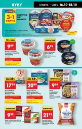Gazetka promocyjna Biedronka - Od Czwartku - Gazetka - ważna od 22.10 do 22.10.2025 - strona 29 - produkty: Kurczak, Sałatka, Makaron, Sos, Ryba, Stek, Paluszki rybne, Sałat, Ryba z piekarnika, Krewetki, Tuńczyk, Piekarnik, Dorsz, Olej, Surimi, Lisner, Fa