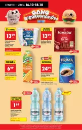 Gazetka promocyjna Biedronka - Od Czwartku - Gazetka - ważna od 22.10 do 22.10.2025 - strona 42 - produkty: Top, Sos, Sok, Sokołów, Kawa mielona, Kawa, Prima, Tymbark, Woda mineralna, Woda, Cisowianka, Kiełbasa, Lisner, Kiełbasa śląska, Fa