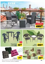 Gazetka promocyjna Carrefour - Gazetka Wiosna w ogrodzie - Gazetka - ważna od 16.04 do 16.04.2022 - strona 7 - produkty: Sok, BIC, Stół, O nas, Krzesło, Siedzisko, Fotel, Poduszka, Meble