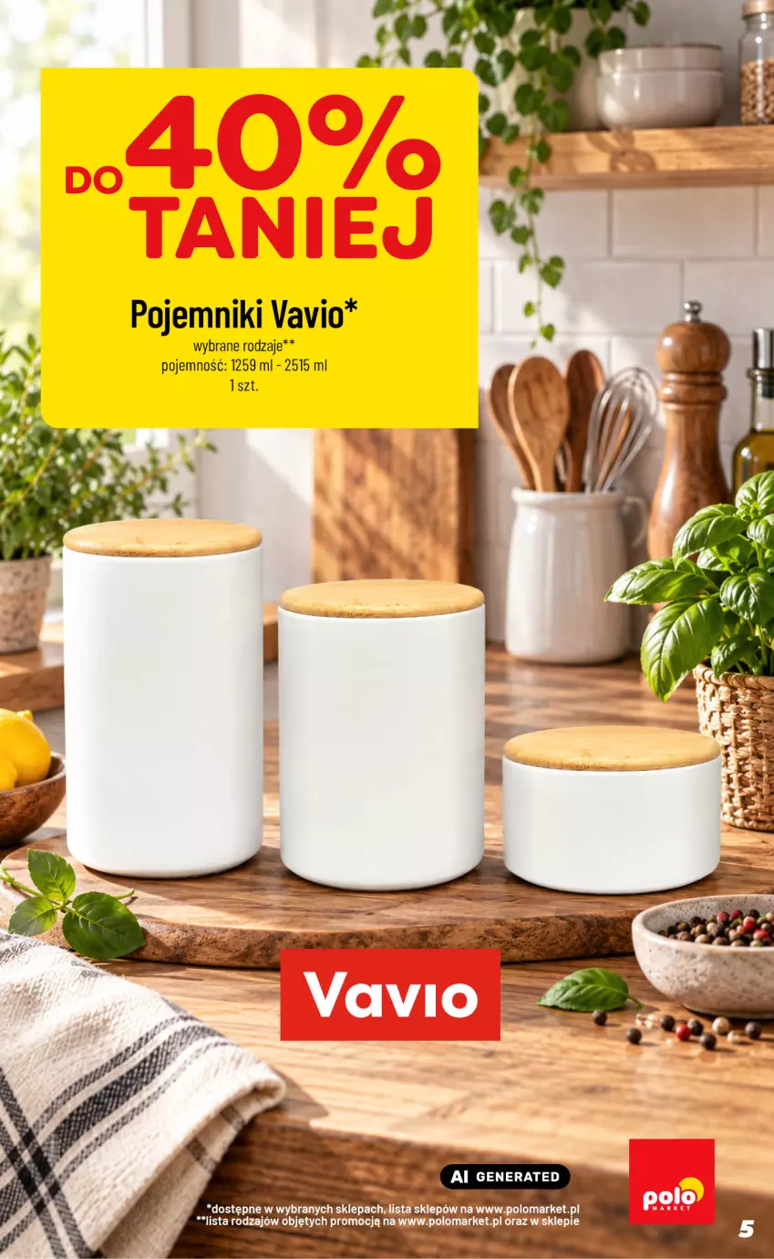 Gazetka promocyjna PoloMarket - Oferta Inspirujący TYDZIEŃ - ważna 23.09 do 29.09.2026 - strona 5 - produkty: Pojemnik