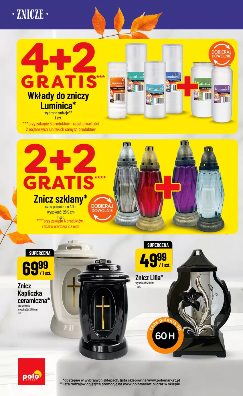 Gazetka promocyjna PoloMarket - Oferta Inspirujący TYDZIEŃ - ważna 23.09 do 29.09.2026 - strona 8 - produkty: Sok, Znicz