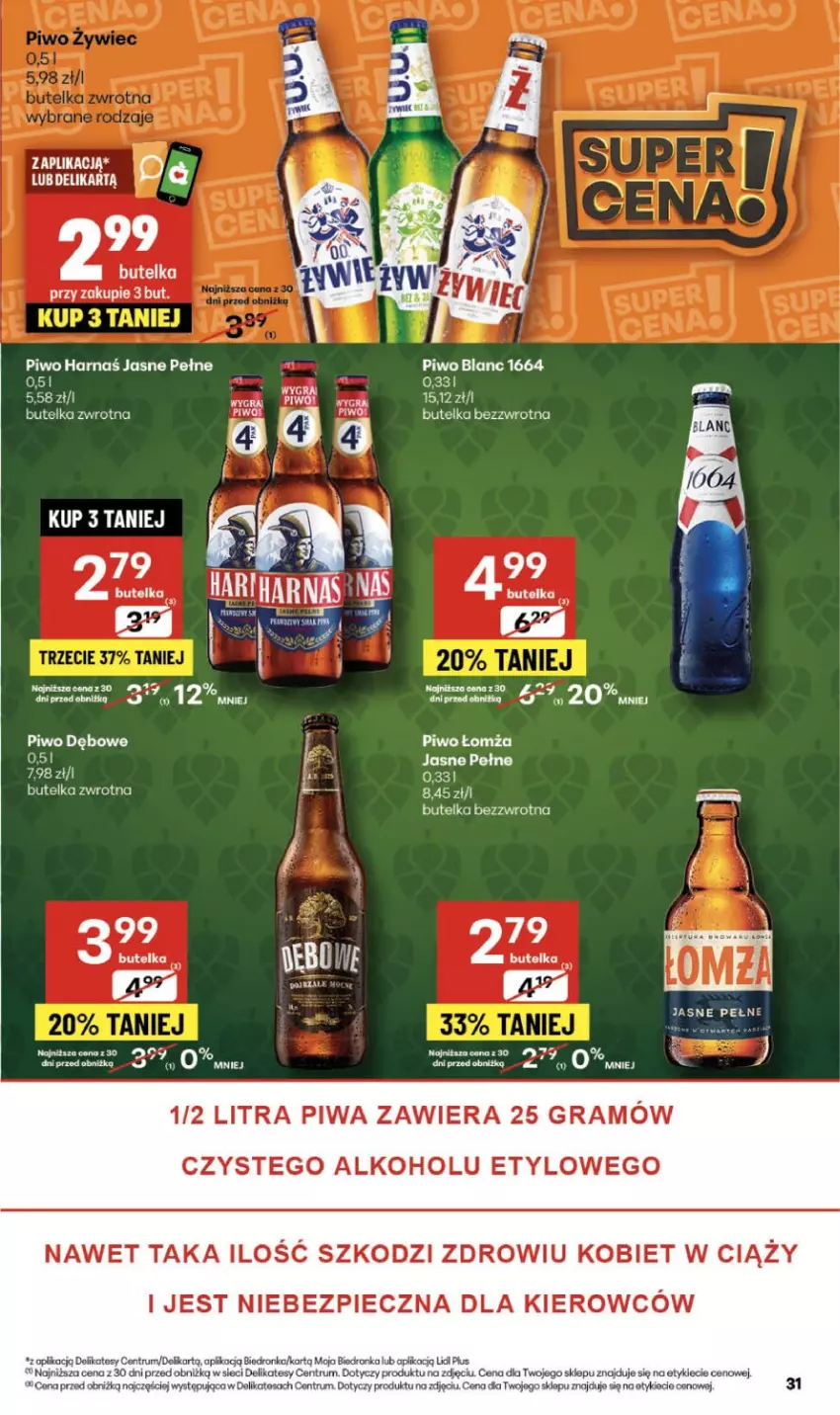 Gazetka promocyjna Delikatesy Centrum - Franczyza DC48 Czwartek - ważna 27.11 do 03.12.2025 - strona 31 - produkty: Gra, Gry, Harnaś, Piec, Piwa, Piwo, Rum