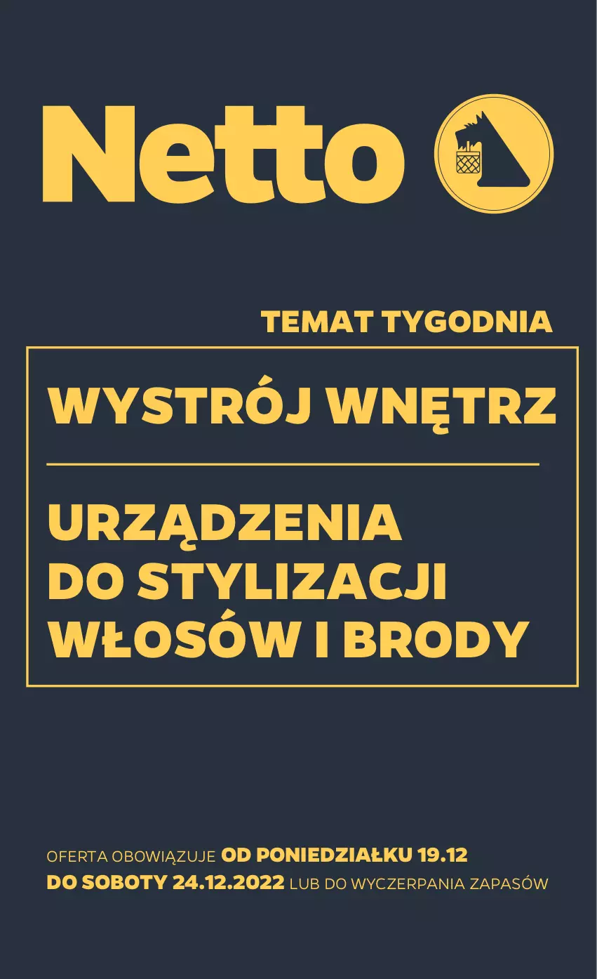 Gazetka promocyjna Netto - Akcesoria i dodatki - ważna 19.12 do 24.12.2022 - strona 1