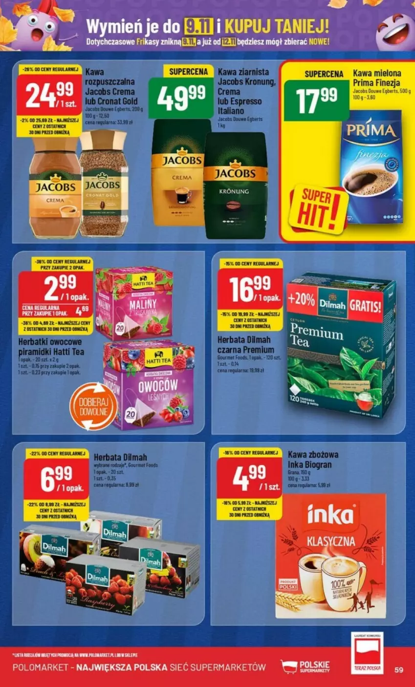 Gazetka promocyjna PoloMarket - ważna 30.10 do 05.11.2024 - strona 55 - produkty: Kawa, Kawa mielona, Prima