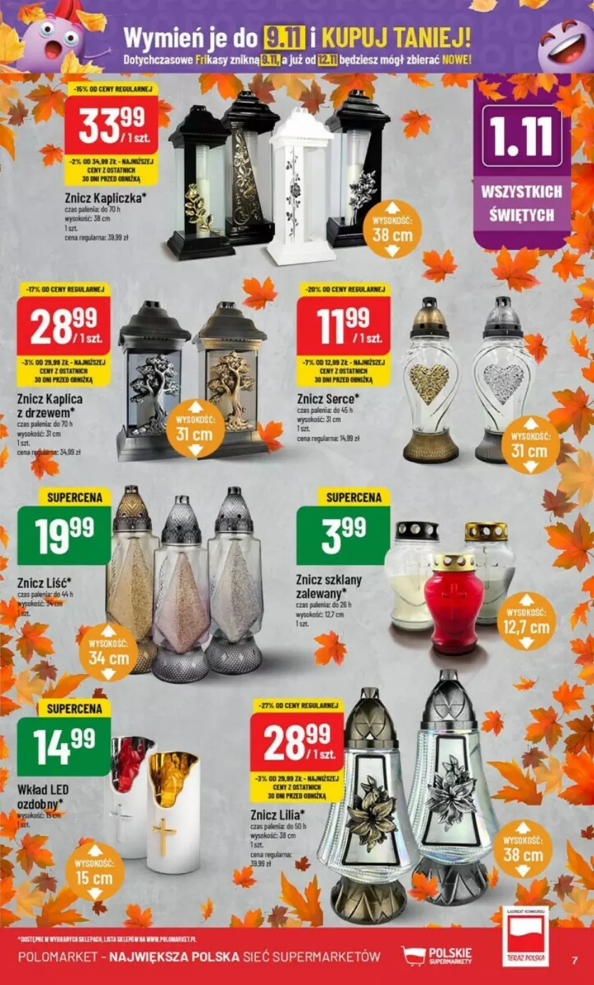 Gazetka promocyjna PoloMarket - ważna 30.10 do 05.11.2024 - strona 67 - produkty: Ser, Znicz