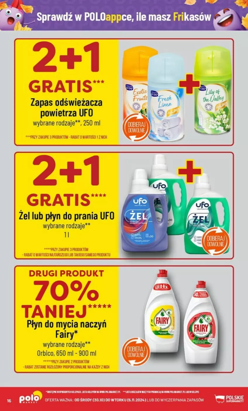 Gazetka promocyjna PoloMarket - ważna 30.10 do 05.11.2024 - strona 8 - produkty: BIC, Do mycia naczyń, Fa, Fairy, Płyn do mycia, Płyn do mycia naczyń, Płyn do prania