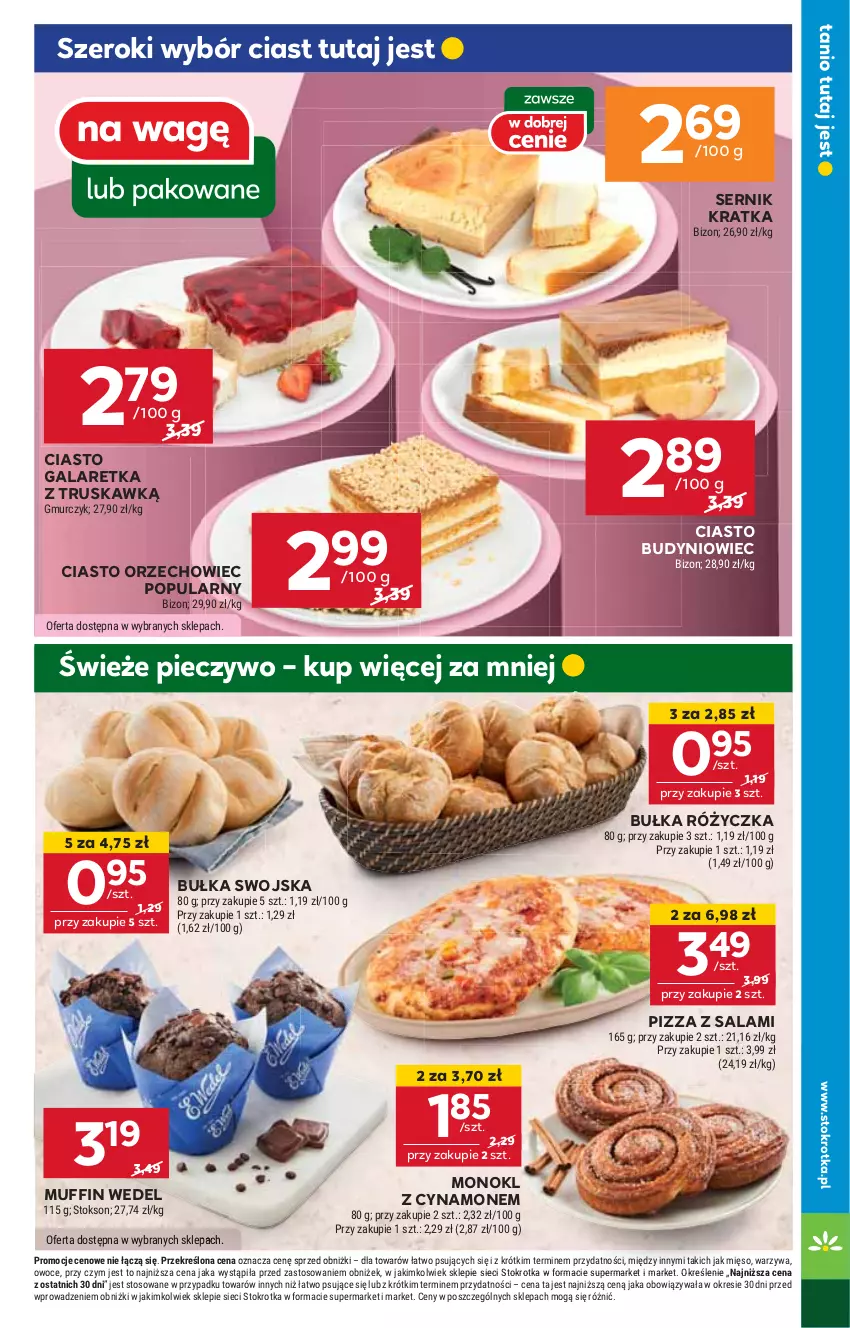 Gazetka promocyjna Stokrotka - Market Opole/Radom - ważna 23.01 do 29.01.2025 - strona 5 - produkty: Bułka, Gala, Galaretka, HP, Piec, Pieczywo, Pizza, Salami, Ser