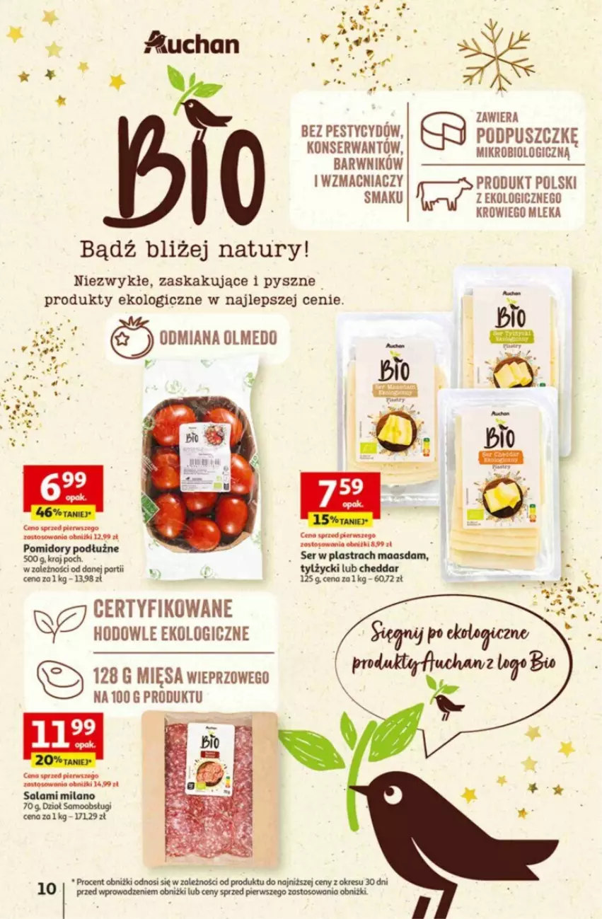 Gazetka promocyjna Auchan - ważna 16.11 do 22.11.2023 - strona 2 - produkty: Cheddar, Pomidory, Salami, Ser