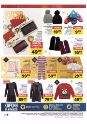 Gazetka promocyjna Carrefour - Gazetka - ważna od 30.11 do 30.11.2024 - strona 13 - produkty: Sweter, Por, Kapcie, Klej, Czapka, Baleriny, Szlafrok, Sukienka, Piżama