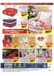 Gazetka promocyjna Carrefour - Gazetka - ważna od 30.11 do 30.11.2024 - strona 9 - produkty: Pled, Top, Koc, Gra, Klej, Poszewka, Bieżnik, Obrus, Poduszka