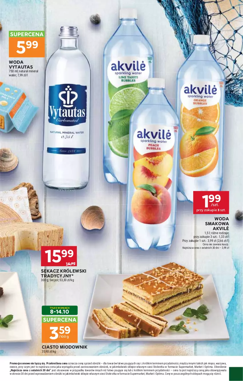 Gazetka promocyjna Stokrotka - Market - ważna 01.10 do 07.10.2026 - strona 21 - produkty: Królewski, Mięso, Optima, Owoce, Sękacz, Warzywa, Woda