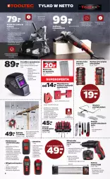 Gazetka promocyjna Netto - Majsterkowicze - Gazetka - ważna od 16.01 do 16.01.2021 - strona 2 - produkty: Piec, Noż, BIC, Stojak, Szlifierka kątowa, Tarka, Silan, Wkręt, Rower, Wkrętarka, Bateria, Zestaw wierteł, Szlifierka, Dźwig, Akumulator, LG