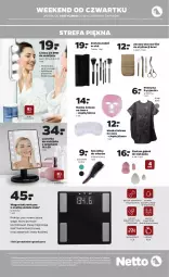Gazetka promocyjna Netto - Majsterkowicze - Gazetka - ważna od 16.01 do 16.01.2021 - strona 8 - produkty: Makijaż, Gra, Zestaw pędzli, Szczotka, Szczotka do włosów, Waga, Maska, Listwa, Fa