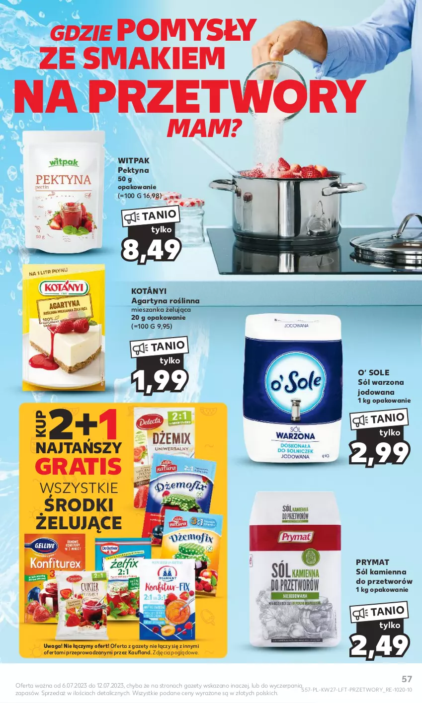 Gazetka promocyjna Kaufland - Gazetka tygodnia - ważna 06.07 do 12.07.2023 - strona 57 - produkty: Gra, Kotányi, Prymat, Sól, Waga