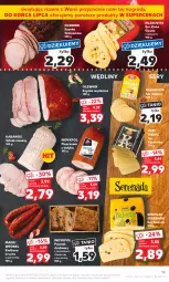 Gazetka promocyjna Kaufland - Gazetka tygodnia - Gazetka - ważna od 12.07 do 12.07.2023 - strona 19 - produkty: Ser, Salami, Kasztelan, Madej Wróbel, Ser Kasztelan, Pasztet, Mlekovita, Szynka, Kiełbasa krucha, Pieprz, Kabanos, Ser salami, Gouda, Gala, Kiełbasa, Olewnik, Mleko