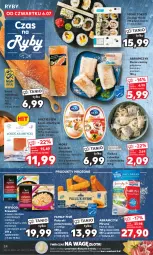 Gazetka promocyjna Kaufland - Gazetka tygodnia - Gazetka - ważna od 12.07 do 12.07.2023 - strona 24 - produkty: Polędwica, Sos, Ryba, Miruna, Produkty mrożone, Pesto, Sushi, Krewetki, Koreczki śledziowe, Mintaj, Dorsz, Waga, Olej, Fa