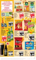 Gazetka promocyjna Kaufland - Gazetka tygodnia - Gazetka - ważna od 12.07 do 12.07.2023 - strona 47 - produkty: Piwa, Piwo, Cheetos, Gra, Orzeszki, Beko, Chipsy, Chrupki, Perła, Przysnacki, Crunchips, Felix, Artur, Orzeszki ziemne, Karmi, Krakersy, Captain Jack