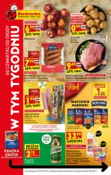 Gazetka promocyjna Biedronka - W tym tygodniu - Gazetka - ważna od 30.06 do 30.06.2021 - strona 1 - produkty: Piwo, Płyn do prania, Szynka wieprzowa, Parówki, Ziemniaki, , Lody, Szynka, Vizir, Nektarynka, Kapsułki do prania, Grill, Berlinki, Nektar