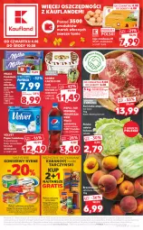 Gazetka promocyjna Kaufland - OFERTA TYGODNIA - Gazetka - ważna od 10.08 do 10.08.2022 - strona 1 - produkty: Ser, Rum, Gra, 7up, Papier, Sałata lodowa, Jaja, Karkówka wieprzowa, Mirinda, Papier toaletowy, Velvet, Lody, Sałat, Tarczyński, Pepsi, Czekolada, Napój gazowany, Algida, Brzoskwinie, Kabanos, Waga, Grunt, Napój, Milka, LG