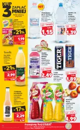 Gazetka promocyjna Kaufland - OFERTA TYGODNIA - Gazetka - ważna od 10.08 do 10.08.2022 - strona 32 - produkty: Sok, Mus, Lemoniada, Primavera, LANA, Leon, Tiger, Tonik, Prima, Tymbark, Oshee, Napój niegazowany, Woda, Napój, Olej, Hortex