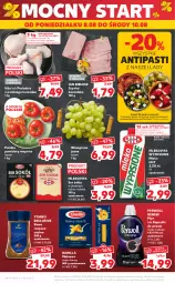 Gazetka promocyjna Kaufland - OFERTA TYGODNIA - Gazetka - ważna od 10.08 do 10.08.2022 - strona 48 - produkty: Kurczak, Tchibo, Makaron, Kawa rozpuszczalna, Ser, Kawa, Mlekovita, Szynka, Winogrona, Perwoll, Barilla, Kapsułki do prania, Wino, Waga, Grunt, Pomidory, Mleko