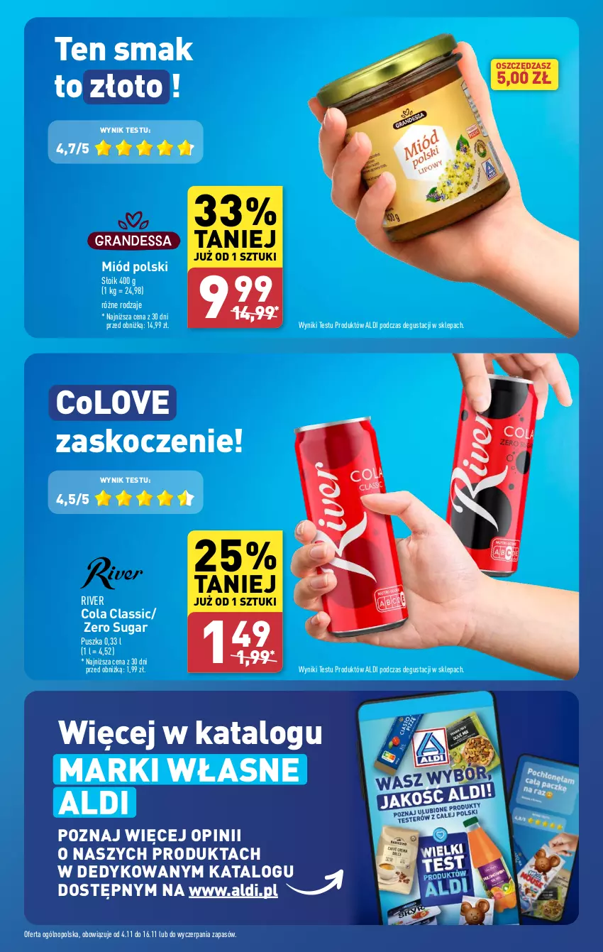 Gazetka promocyjna Aldi - Pełna oferta - ważna 04.11 do 09.11.2024 - strona 15 - produkty: Koc, Miód, O nas